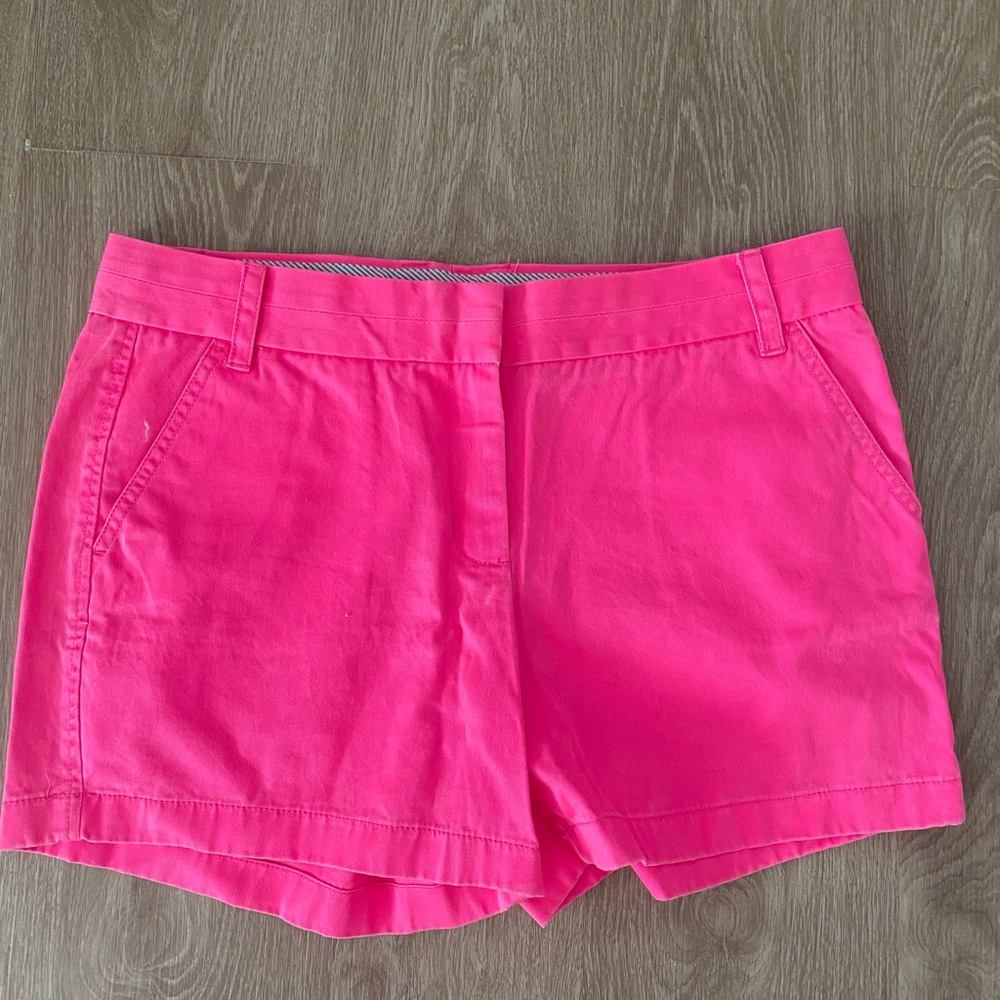 Pink Chino j crew shorts!